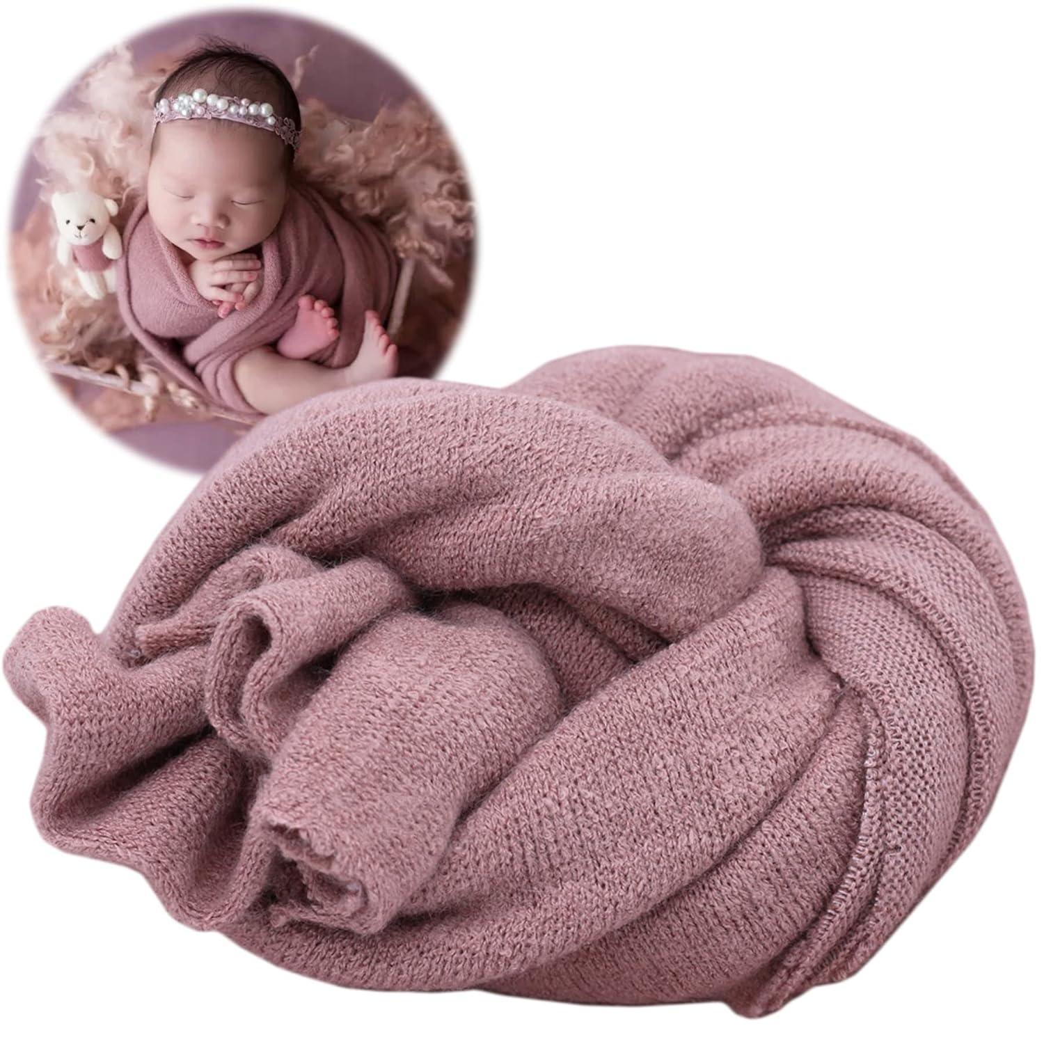 Baby Swaddle Blanket - Newborn Photography Props Wrap Newborn Photoshoot
