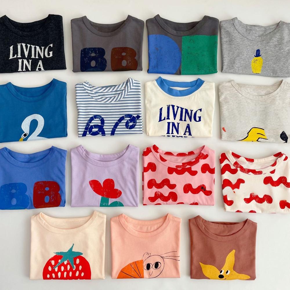 Baby Products Korea - Korea Style Kids T-shirt Summer Casual