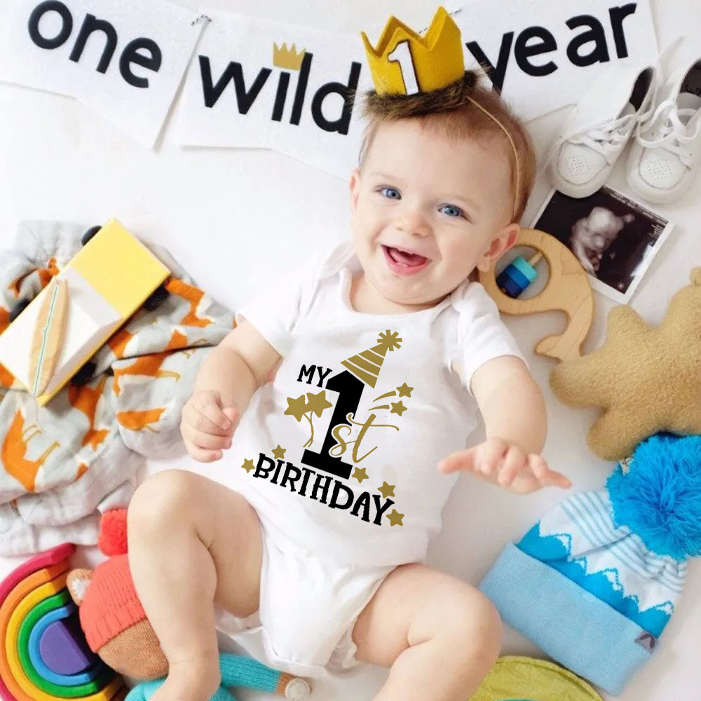 Baby Products Website - My 1st Birthday Newborn Romper Summer