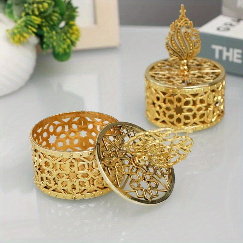 Baby Products Storage Box - 4PCS Gold Plating Small Box Creative