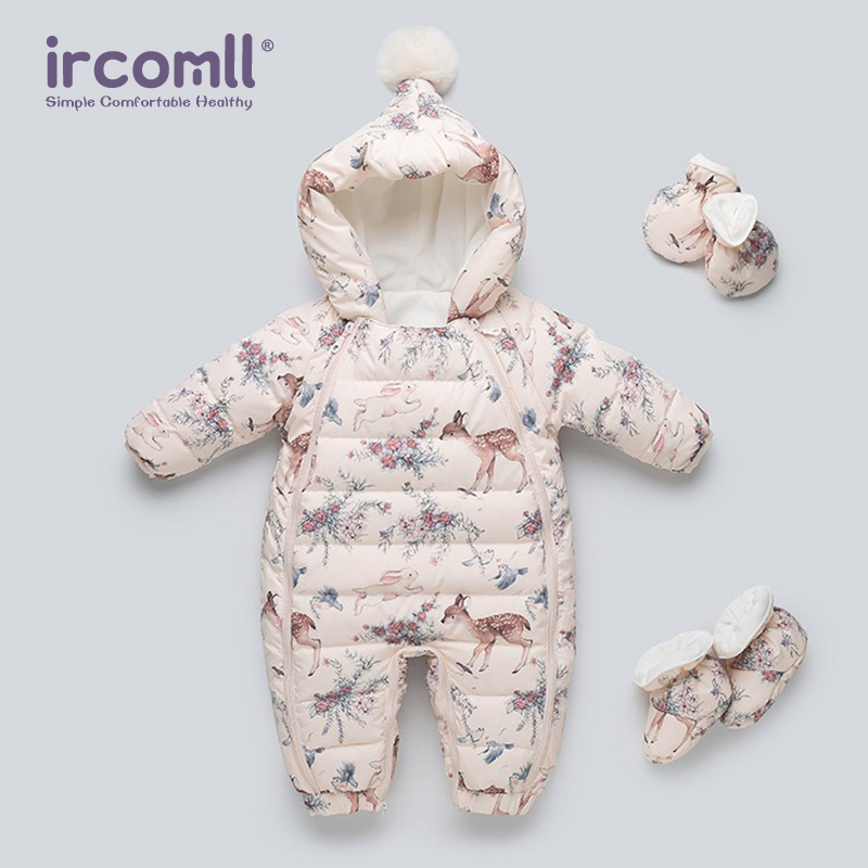 Baby Products Website - Ircomll Warm Overalls White Duck Down