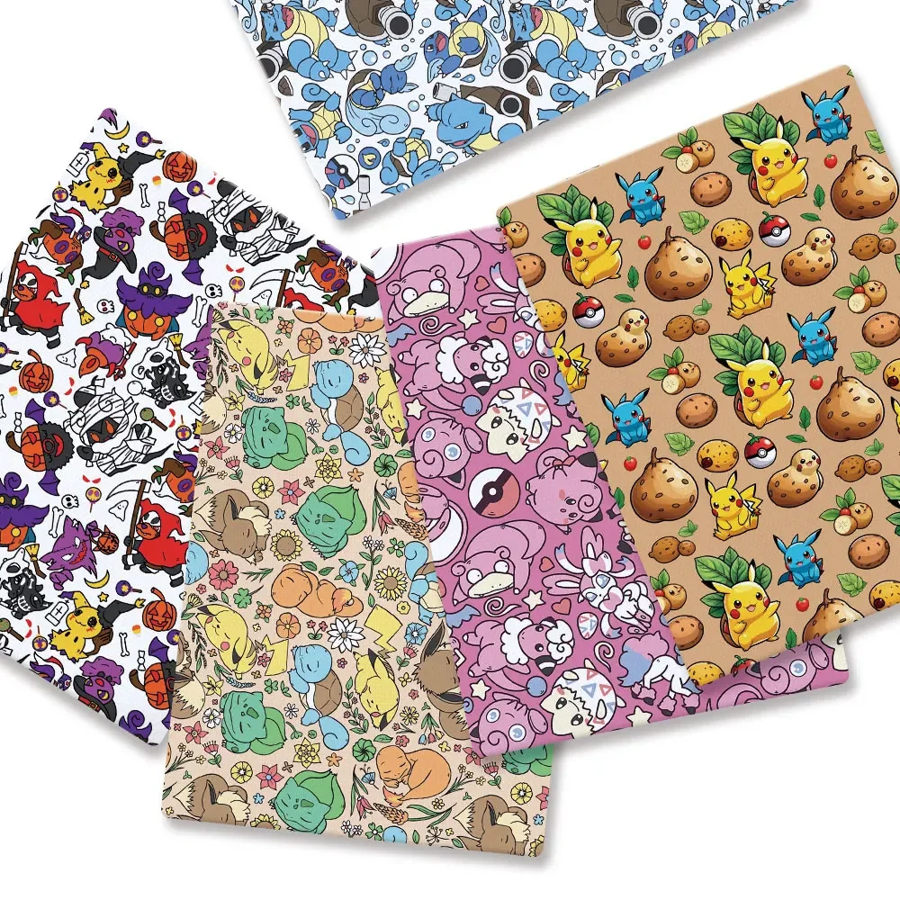 Pokemon Cartoon Fabric140*50cm - Baby Products Japan 评论和价格