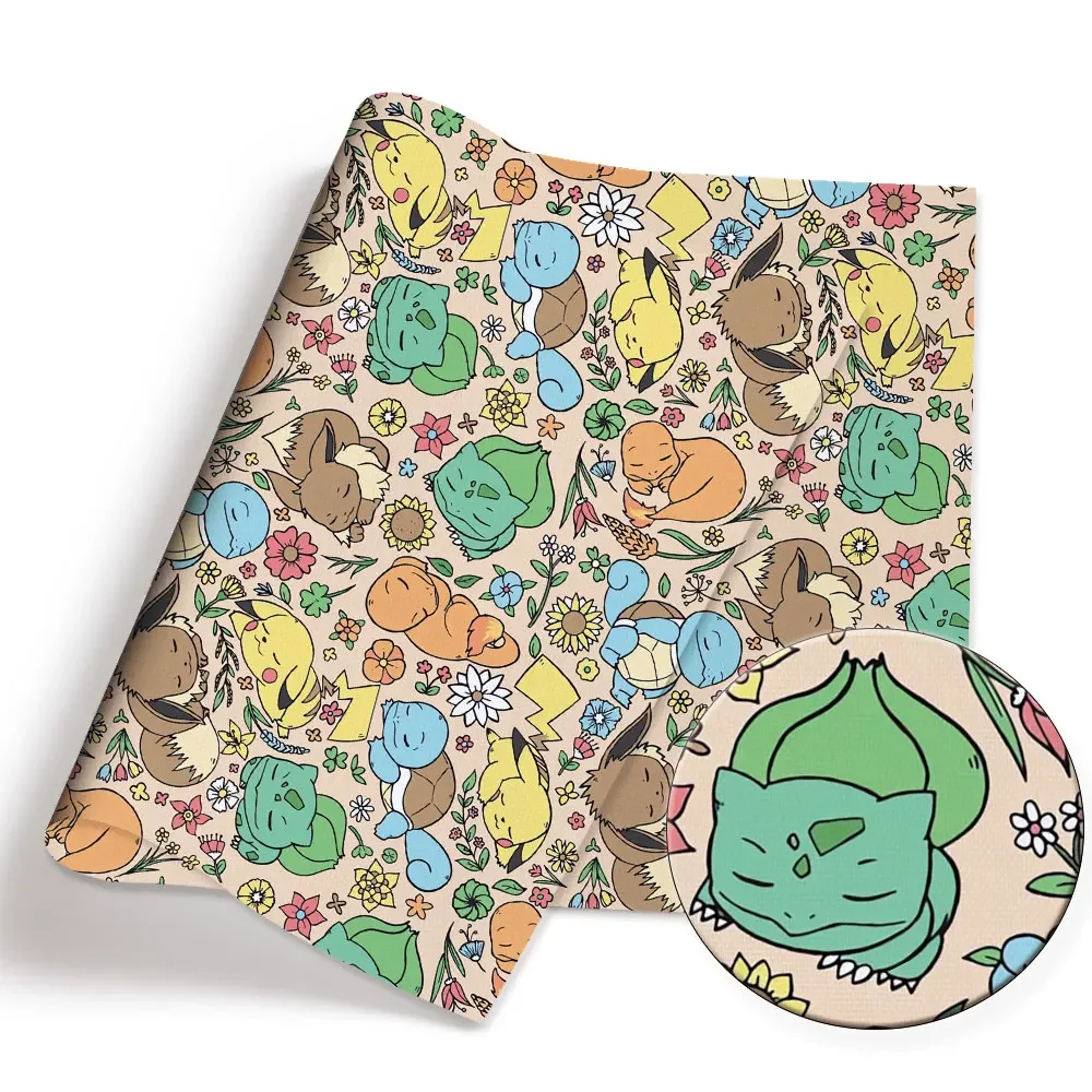 Pokemon Cartoon Fabric140*50cm - Baby Products Japan 评论和价格