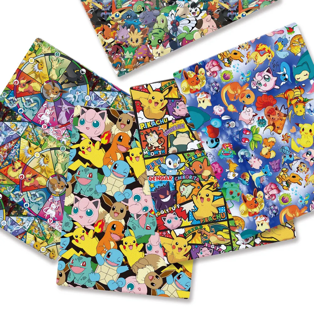 Pokemon Cartoon Fabric140*50cm - Baby Products Japan 评论和价格