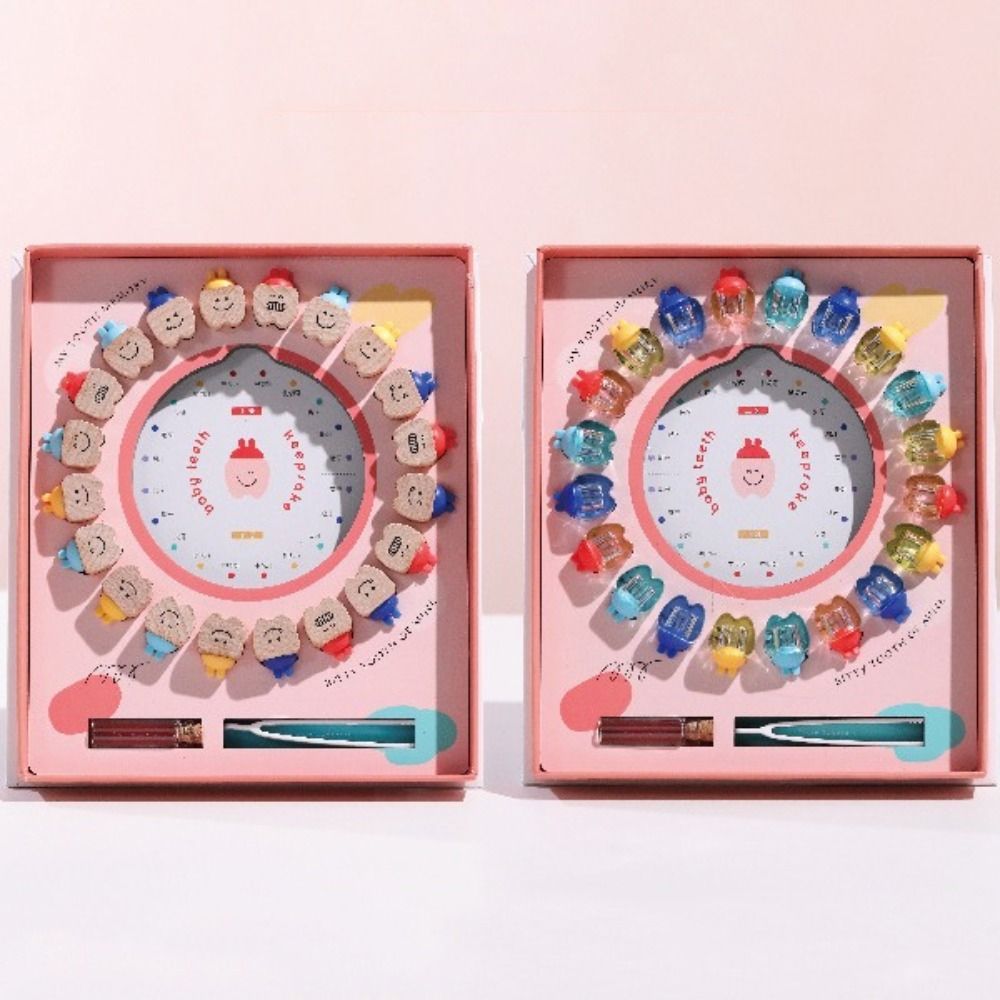 Wooden Baby Tooth Box Cartoon  - Baby Products Storage Box 评论和价格