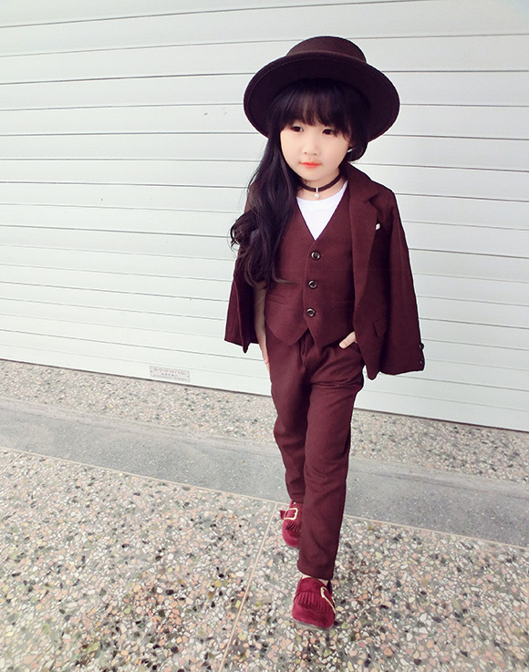 Girls Formal Jacket Vest Pants - Baby Products Korea 评论和价格