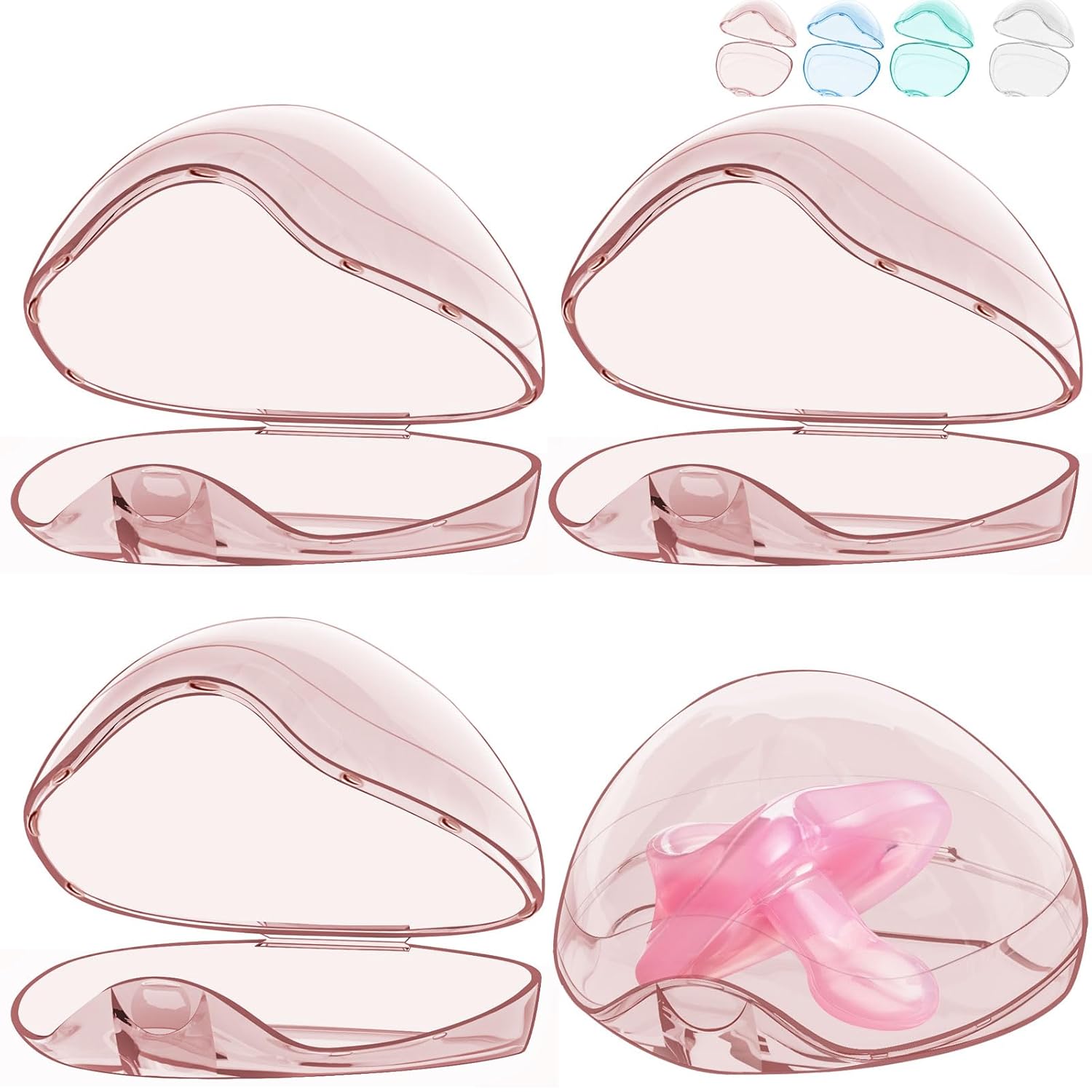 Pacifier Holder - 2/4 Pcs Trav - Baby Products Storage Box 评论和价格