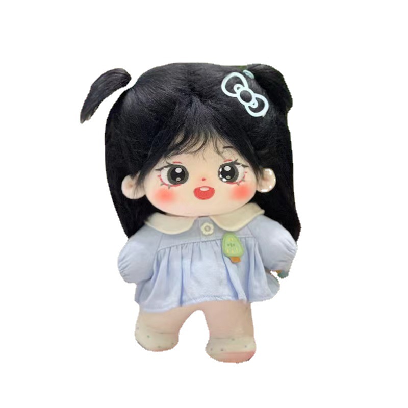 20cm Baby Doll with Black long - Baby Products Korea 评论和价格