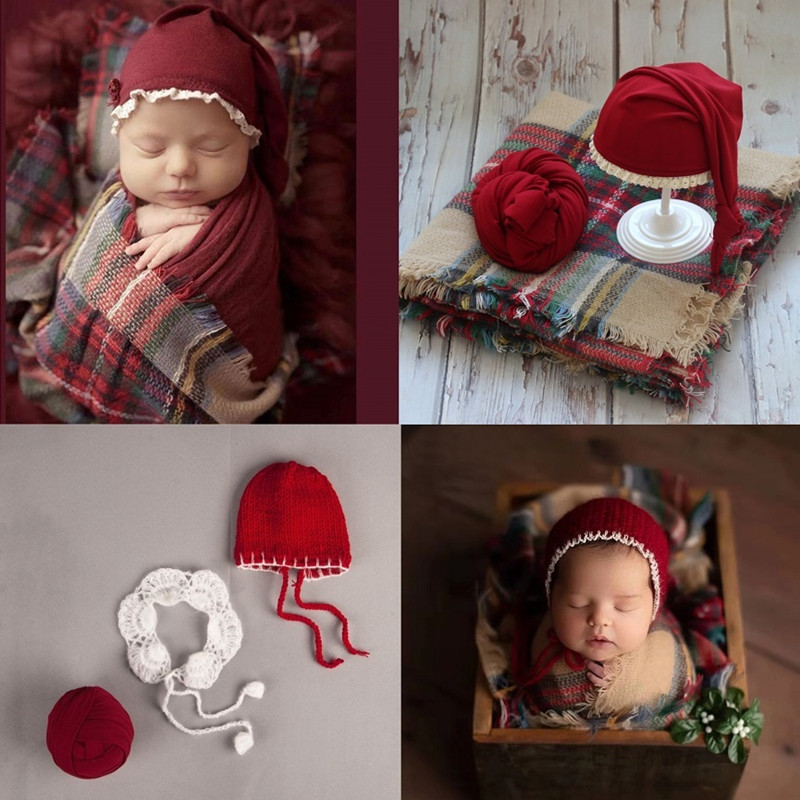 Newborn Photography Props  Bab - Baby Swaddle Blanket 评论和价格