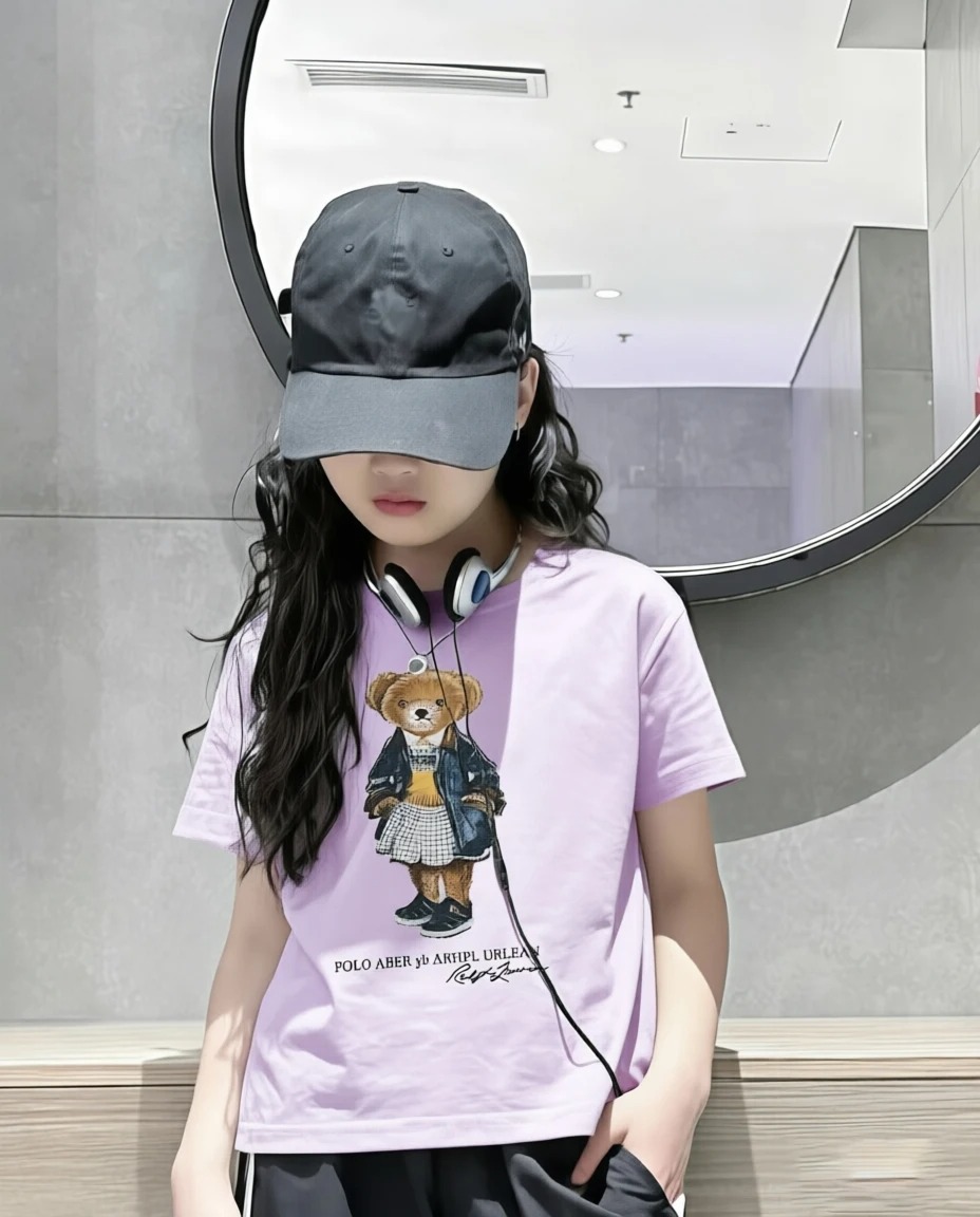 New Children T-shirt With Adde - Baby Products Teddy Bear 评论和价格