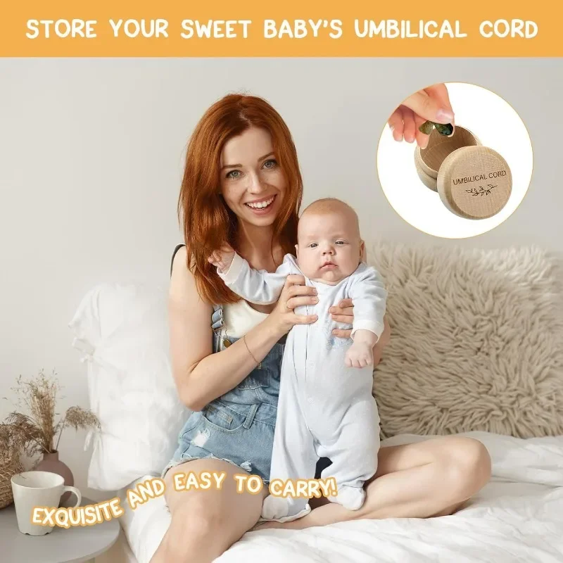 Wooden Baby Umbilical Cord Box - Baby Products Storage Box 评论和价格