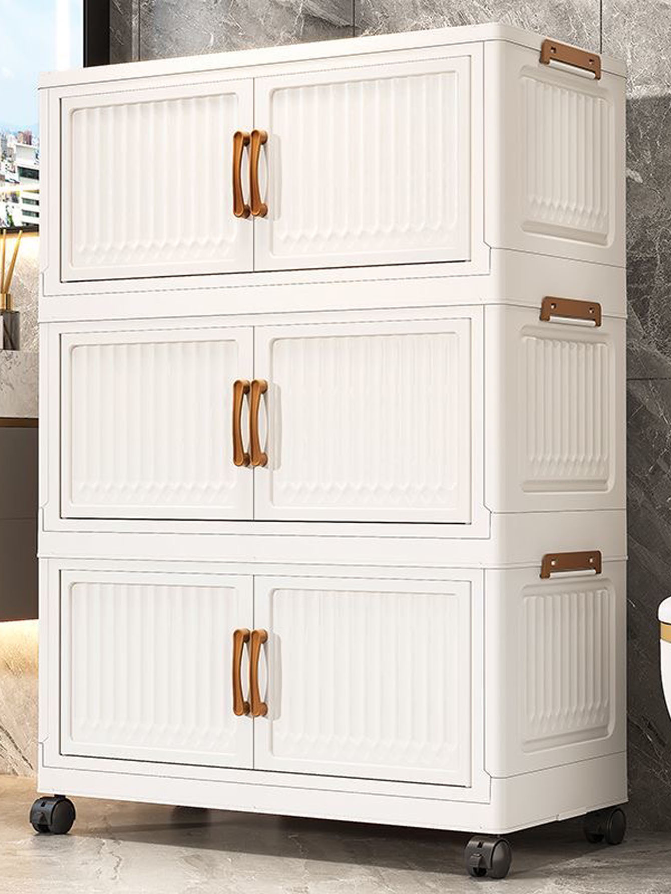 Foldable No-Install Multi-Laye - Baby Products Storage Box 评论和价格