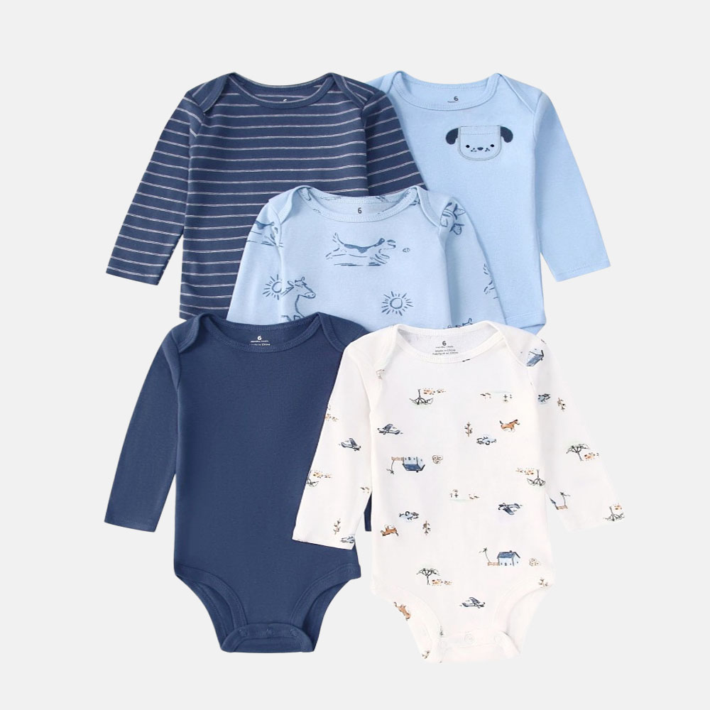 5 PCS Baby Boys Girls Bodysuit - Baby Products Website 评论和价格