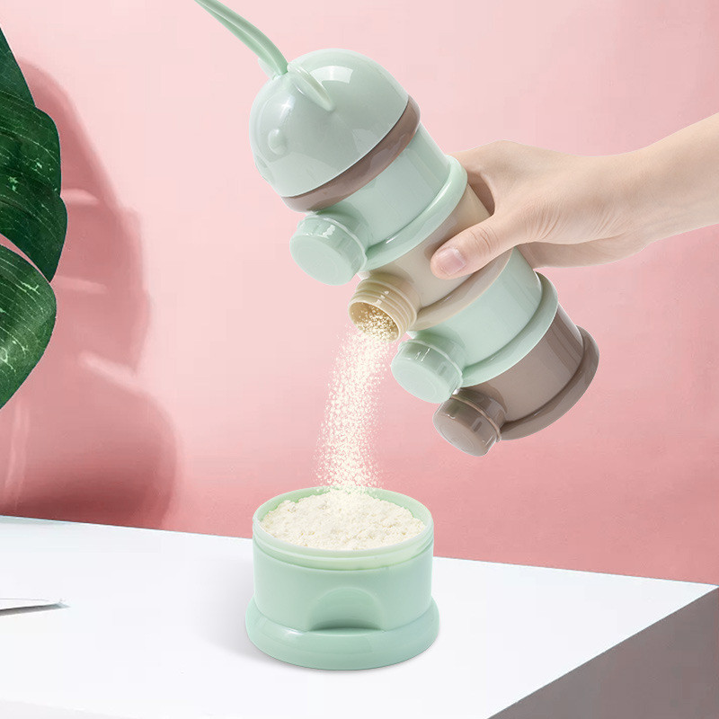 3/4 Layers Bear Baby Milk Powd - Baby Products Storage Box 评论和价格