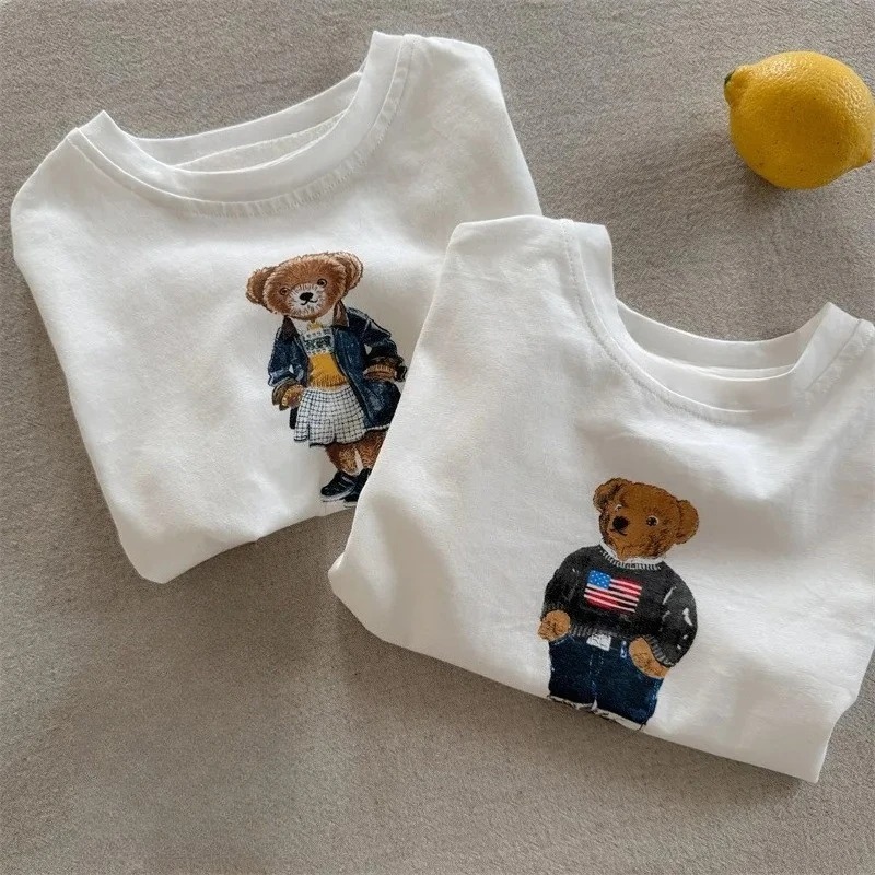 2026 Children T-shirt With Add - Baby Products Teddy Bear 评论和价格