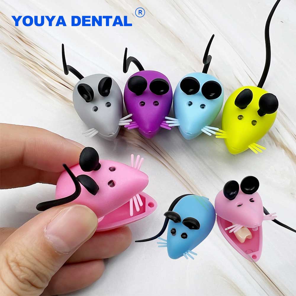 50Pcs Baby Tooth Box 3D Mouse  - Baby Products Storage Box 评论和价格